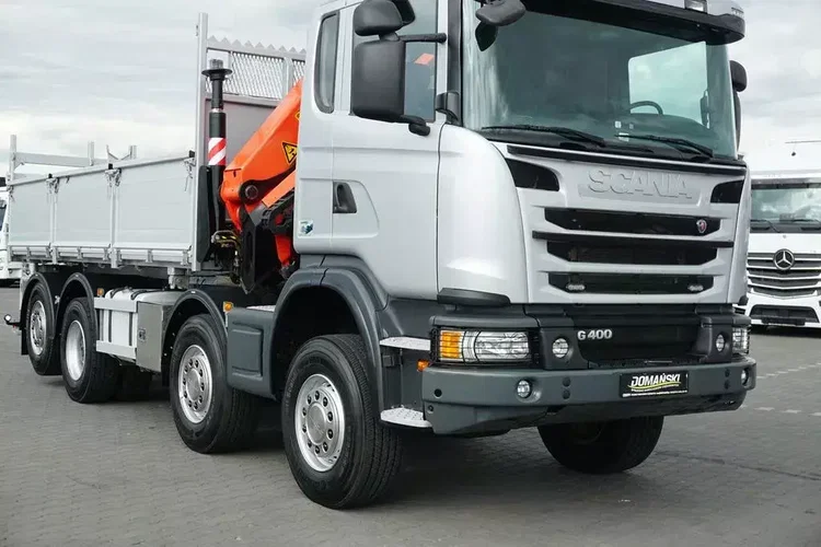 Scania G 400 / E 5 / 8 X 4 / 4 x 4 / WYWROTKA + HDS / TRIDEM / PALFINGER PK 26002 / MANUAL zdjęcie 39