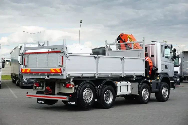 Scania G 400 / E 5 / 8 X 4 / 4 x 4 / WYWROTKA + HDS / TRIDEM / PALFINGER PK 26002 / MANUAL zdjęcie 5