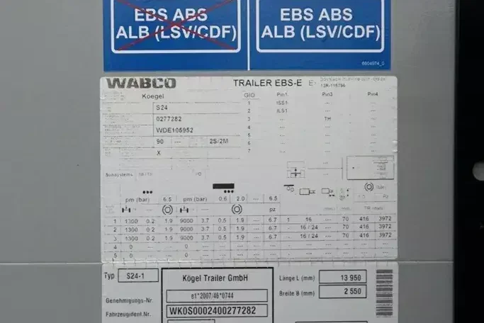 Kogel MEGA / PLATFORMA / MULTI LOCK / OŚ PODNOSZONA zdjęcie 11