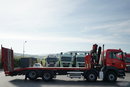 MAN TGS 35.360 / 8x2-4 / LAWETA + HDS FASSI  F240 / OŚ PODNOSZONA / 4 OSIOWY / NAJAZDY HYDRAULICZNE / WCIĄGARKA / POMOC DROGOWA zdjęcie 9