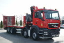 MAN TGS 35.360 / 8x2-4 / LAWETA + HDS FASSI  F240 / OŚ PODNOSZONA / 4 OSIOWY / NAJAZDY HYDRAULICZNE / WCIĄGARKA / POMOC DROGOWA zdjęcie 10
