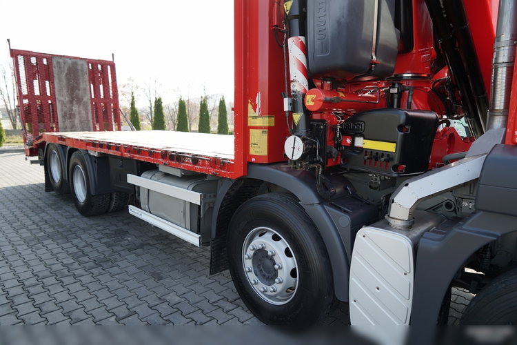 MAN TGS 35.360 / 8x2-4 / LAWETA + HDS FASSI  F240 / OŚ PODNOSZONA / 4 OSIOWY / NAJAZDY HYDRAULICZNE / WCIĄGARKA / POMOC DROGOWA zdjęcie 18