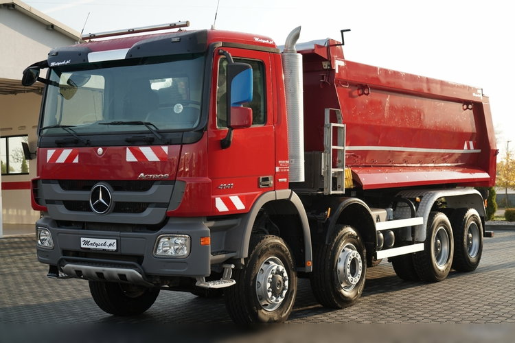 Mercedes -BENZ ACTROS 4141 / 8X6 / WYWROTKA TYLNOZSYPOWA / MEILLER KIPPER 5.3M / MANUAL /  zdjęcie 10
