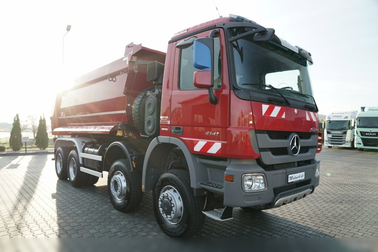 Mercedes -BENZ ACTROS 4141 / 8X6 / WYWROTKA TYLNOZSYPOWA / MEILLER KIPPER 5.3M / MANUAL /  zdjęcie 13