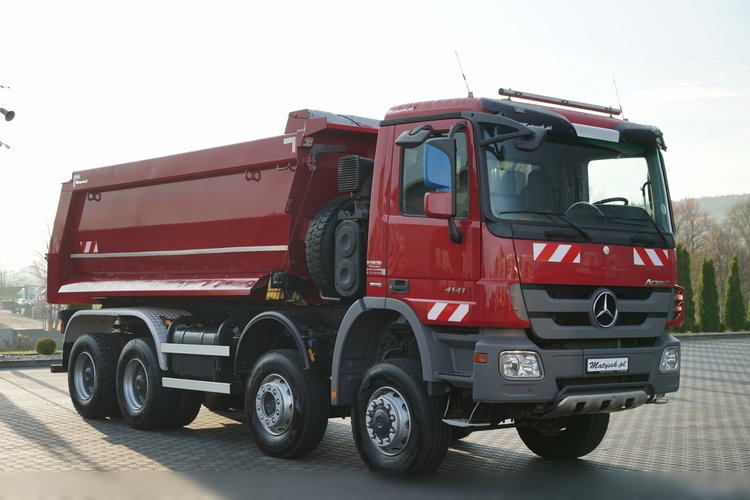 Mercedes -BENZ ACTROS 4141 / 8X6 / WYWROTKA TYLNOZSYPOWA / MEILLER KIPPER 5.3M / MANUAL /  zdjęcie 14