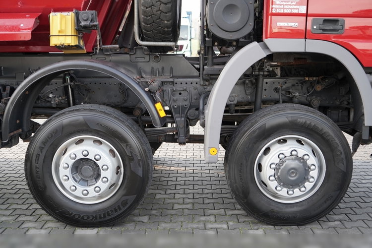 Mercedes -BENZ ACTROS 4141 / 8X6 / WYWROTKA TYLNOZSYPOWA / MEILLER KIPPER 5.3M / MANUAL /  zdjęcie 26
