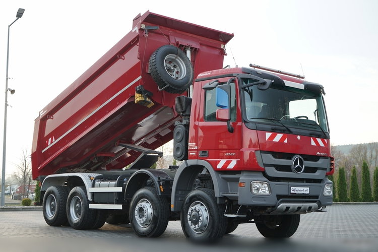 Mercedes -BENZ ACTROS 4141 / 8X6 / WYWROTKA TYLNOZSYPOWA / MEILLER KIPPER 5.3M / MANUAL /  zdjęcie 2