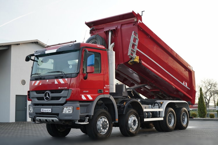 Mercedes -BENZ ACTROS 4141 / 8X6 / WYWROTKA TYLNOZSYPOWA / MEILLER KIPPER 5.3M / MANUAL /  zdjęcie 4