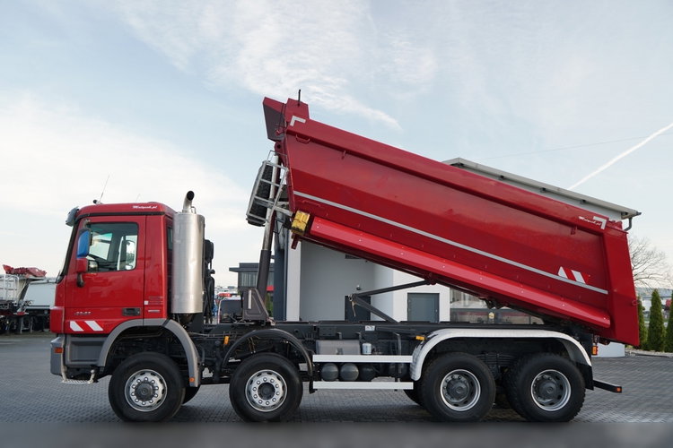 Mercedes -BENZ ACTROS 4141 / 8X6 / WYWROTKA TYLNOZSYPOWA / MEILLER KIPPER 5.3M / MANUAL /  zdjęcie 5