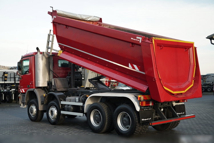 Mercedes -BENZ ACTROS 4141 / 8X6 / WYWROTKA TYLNOZSYPOWA / MEILLER KIPPER 5.3M / MANUAL /  zdjęcie 6