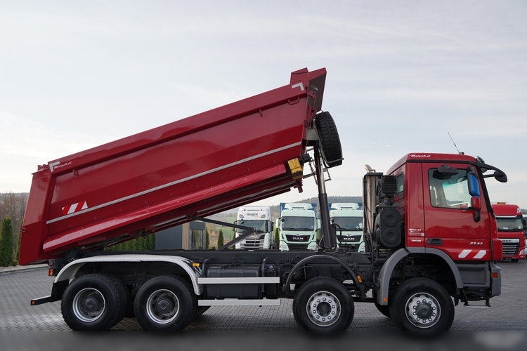 Mercedes -BENZ ACTROS 4141 / 8X6 / WYWROTKA TYLNOZSYPOWA / MEILLER KIPPER 5.3M / MANUAL /  zdjęcie 8