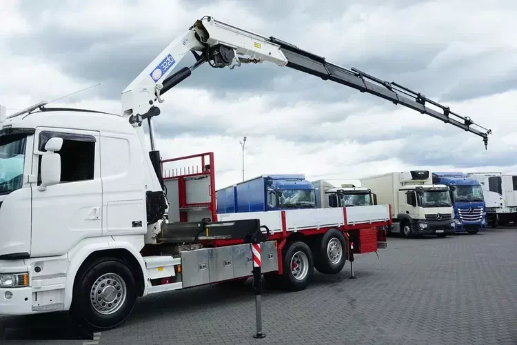 Scania G 490 / 6 X 2 / SKRZYNIOWY + HDS / HMF 3220 K7 / WYSIĘG 18.9 M zdjęcie 16