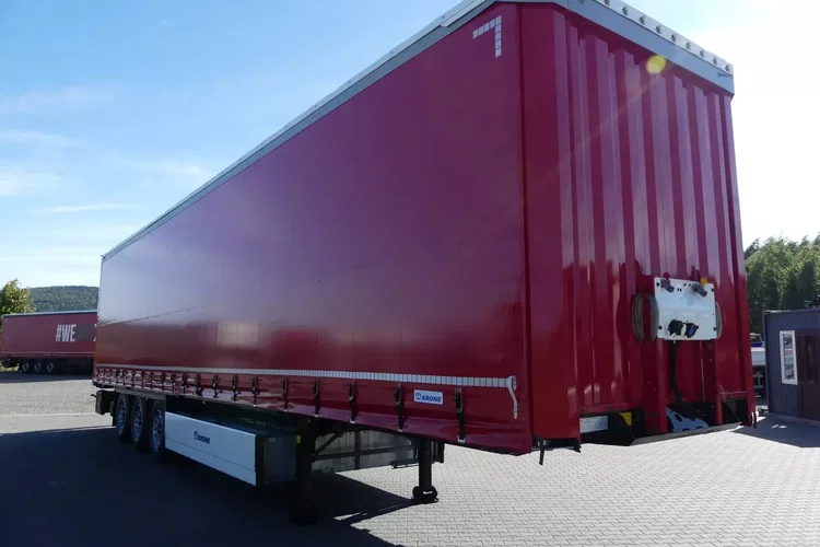 Krone FIRANKA / OŚ PODNOSZONA / IDEALNY STAN / PALECIARA / zdjęcie 13