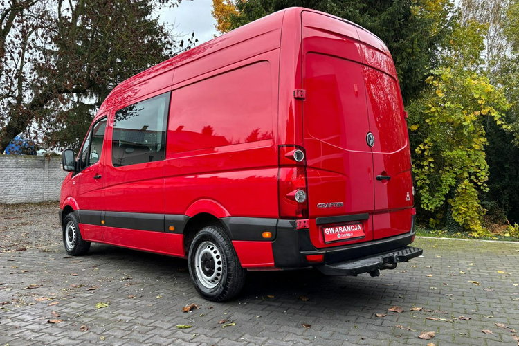 Volkswagen Crafter 2.0 140KM 2013 L2H2 6 osobowy Brygadówka Klimatyzacja Tempomat Webasto zdjęcie 3