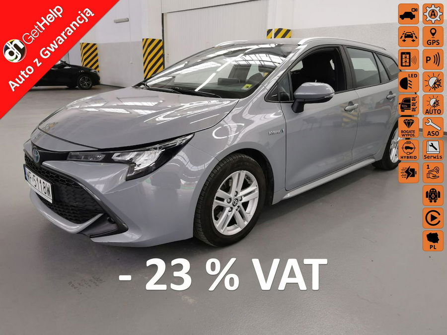 Toyota Corolla Comfort e-CVT 1.8 Hybryda Pełna historia ASO FV23% 52700 export zdjęcie 