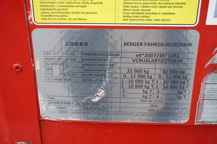 BERGER / FIRANKA / MEGA / MULTI LOCK / XL / 2 OSIE zdjęcie 11