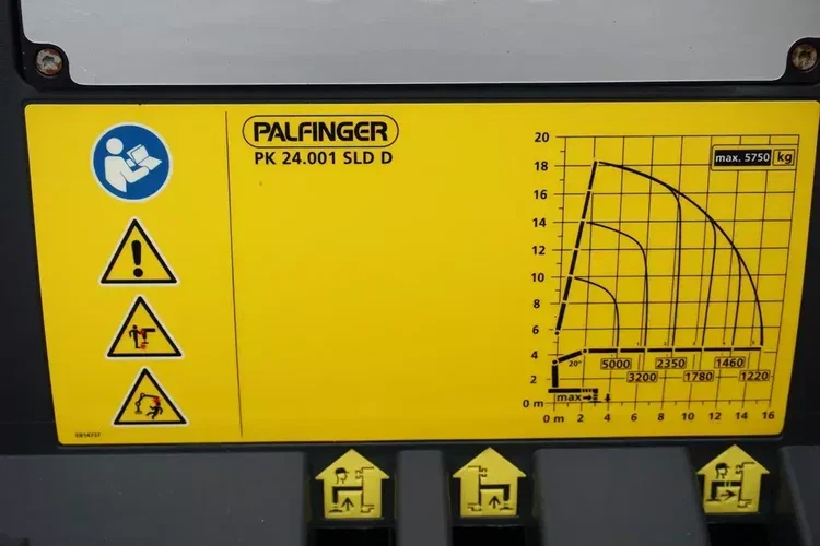 Scania P 410 / 6 X 2 / SKRZYNIOWY + HDS / PALFINGER PK 24 001 / OŚ SKRĘTNA / WYS. 15 M zdjęcie 40