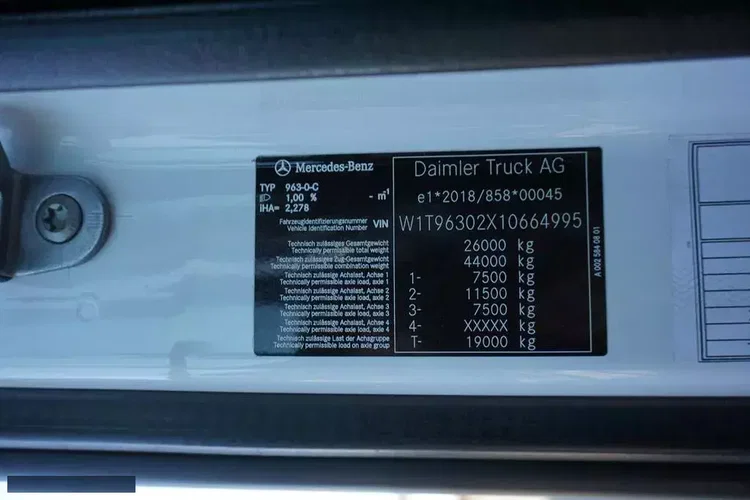 Mercedes ACTROS / 2542 / ACC / E 6 / MP 5 / ZESTAW PRZESTRZENNY / GIGA SPACE zdjęcie 10