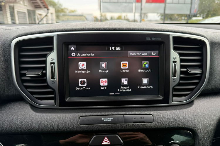 Kia Sportage Asystent pasa ruchu, system pasa ruchu, nagłośnienie JBL zdjęcie 29