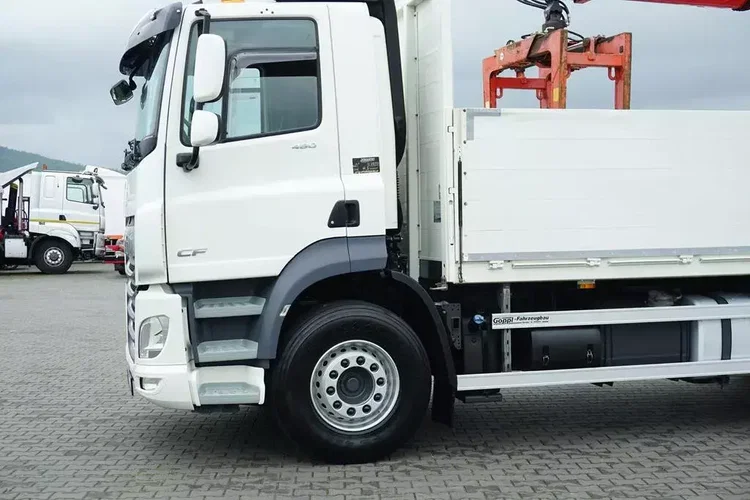 DAF CF / 480 / 6 X 2 / SKRZYNIOWY + HDS / PALFINGER PK 22 001L / OŚ SKRĘTNA / CHWYTAK zdjęcie 19