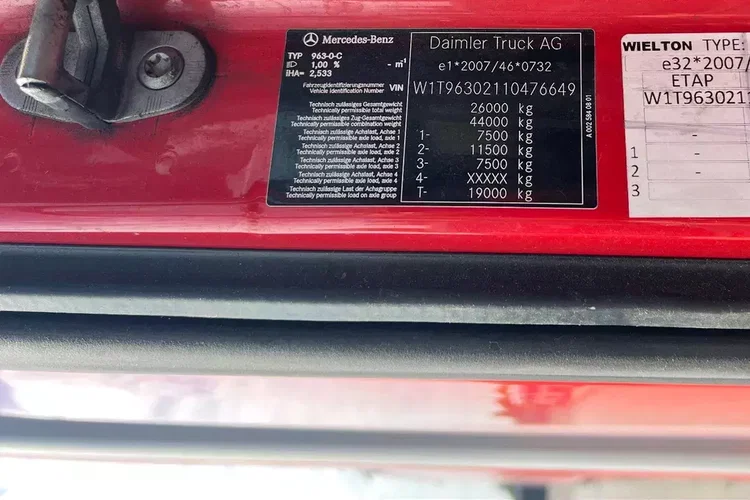 Mercedes 2545 Bigspace , firanka , zdjęcie 13