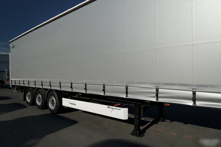 Wielton FIRANKA STANDARD / PODNOSZONY DACH / SYSTEM BDE - ROZSUWANE SŁUPKI / OŚ PODNOSZONA / MAŁO UŻYWANA  zdjęcie 9