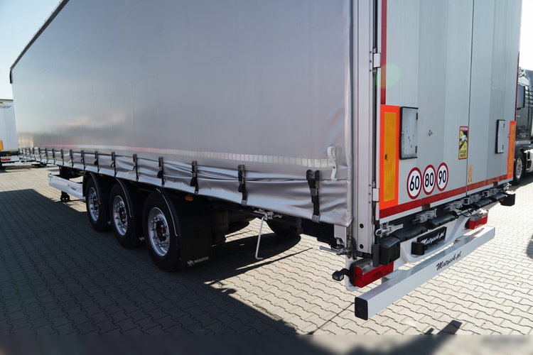 Wielton FIRANKA STANDARD / PODNOSZONY DACH / SYSTEM BDE - ROZSUWANE SŁUPKI / OŚ PODNOSZONA / MAŁO UŻYWANA  zdjęcie 11