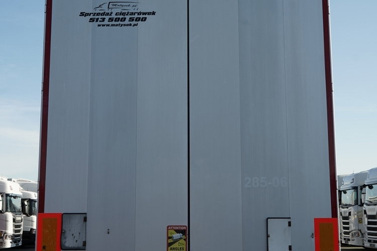 Wielton FIRANKA STANDARD / PODNOSZONY DACH / SYSTEM BDE - ROZSUWANE SŁUPKI / OŚ PODNOSZONA / MAŁO UŻYWANA  zdjęcie 12