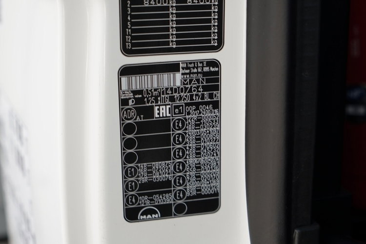 MAN TGL 12.250 / SOLÓWKA / KONTENER 8 M / WINDA / BOCZNE DRZWI / 2021 ROK zdjęcie 42