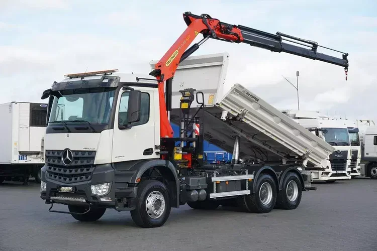 Mercedes AROCS / 2645 / E 6 / WYWROTKA + HDS / 6 X 4 / HYDROBURTA zdjęcie 1