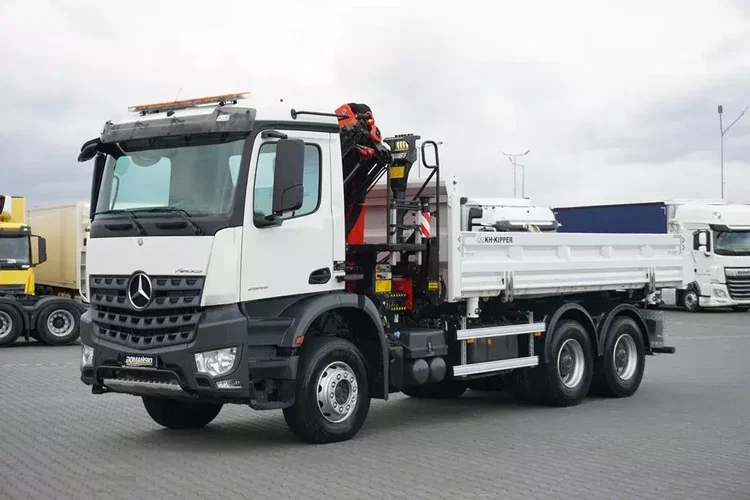 Mercedes AROCS / 2645 / E 6 / WYWROTKA + HDS / 6 X 4 / HYDROBURTA zdjęcie 10