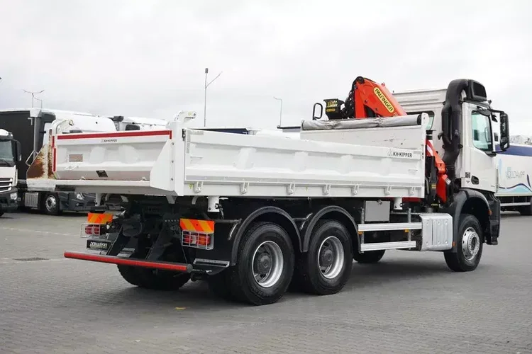 Mercedes AROCS / 2645 / E 6 / WYWROTKA + HDS / 6 X 4 / HYDROBURTA zdjęcie 5