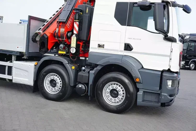 MAN TGS / 35.470 / E 6 / SKRZYNIOWY + HDS / FASSI F 545 / ŁAD. 13 105 KG / PILOT zdjęcie 32