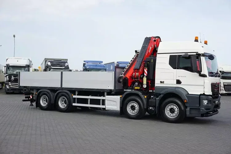 MAN TGS / 35.470 / E 6 / SKRZYNIOWY + HDS / FASSI F 545 / ŁAD. 13 105 KG / PILOT zdjęcie 6