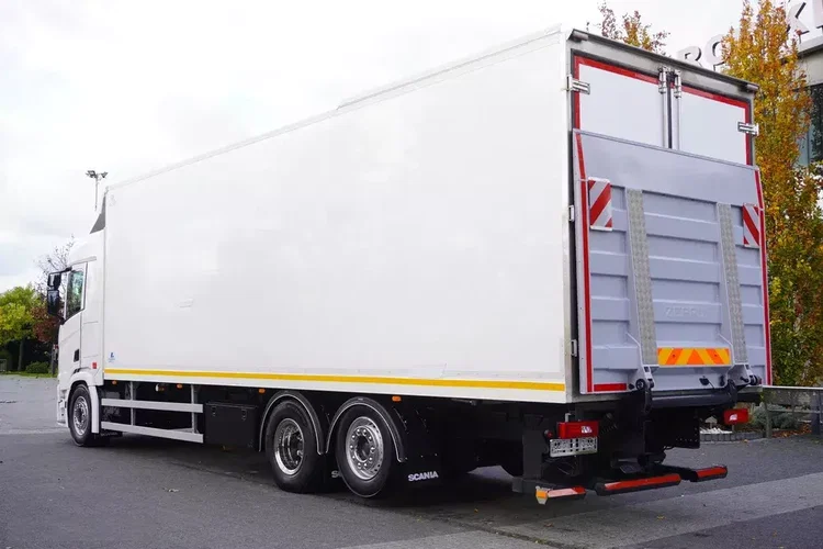 Scania R500 E6 6x2 / Chłodnia Lecapitaine 21 EPAL / Carrier Supra 1150 / 2021 / oś skrętna zdjęcie 3