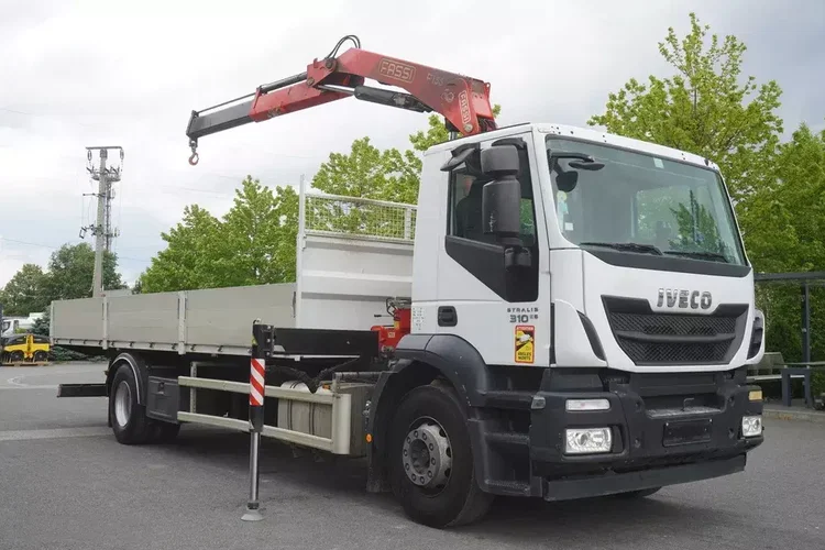 Iveco Stralis 19.310 E6 / Platforma 19 EPAL / Fassi F135 / 225 MTH / 5.7 t zdjęcie 13