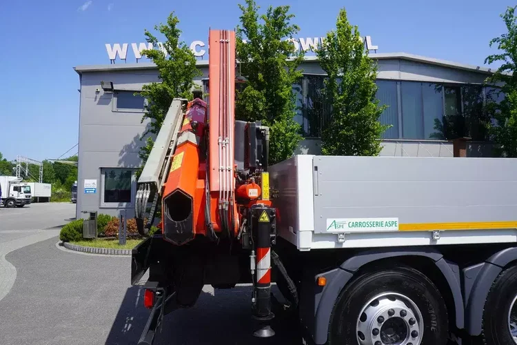 MAN TGS 26.360 burtowy / 3. oś skrętna i podnoszona / Dźwig Fassi F175 7.7 t zdjęcie 15