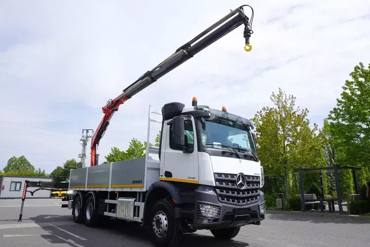 Mercedes Arocs 2633 burtowy / HDS FASSI F155A.0.23 / PILOT / 230 tys. km zdjęcie 12