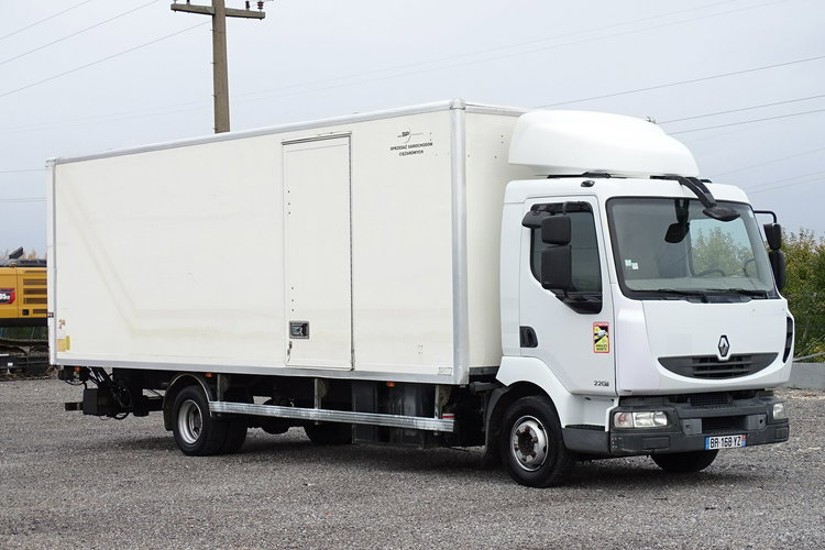 Renault MIDLUM 220 DXI Kontener 18 Euro Palet Sprowadzony Przebieg Udokumentowany , Klima , Automat , Winda, Kontener 18 Palet zdjęcie 3