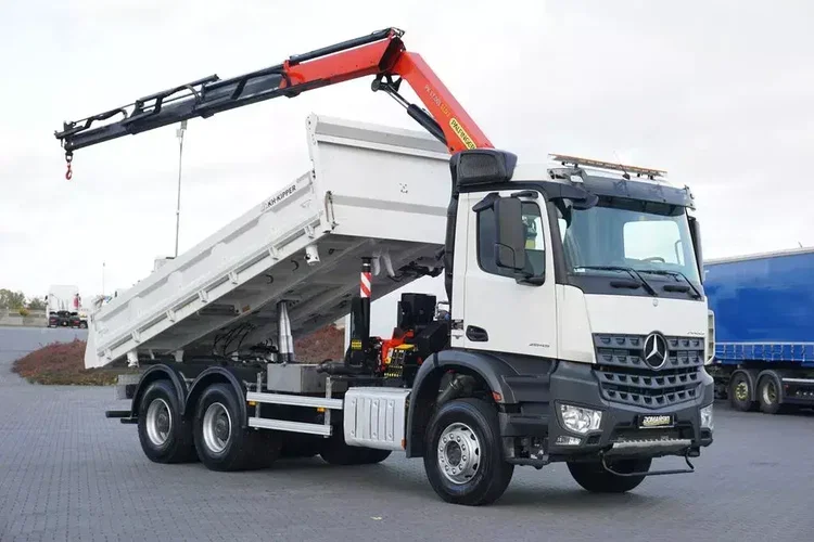 Mercedes AROCS / 2645 / E 6 / WYWROTKA + HDS / 6 X 4 / HYDROBURTA zdjęcie 2
