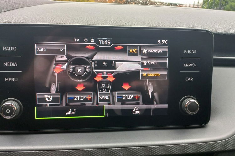 Skoda Scala 4 różne sztuki i roczniki Salon PL FV23% 32400 netto zdjęcie 12