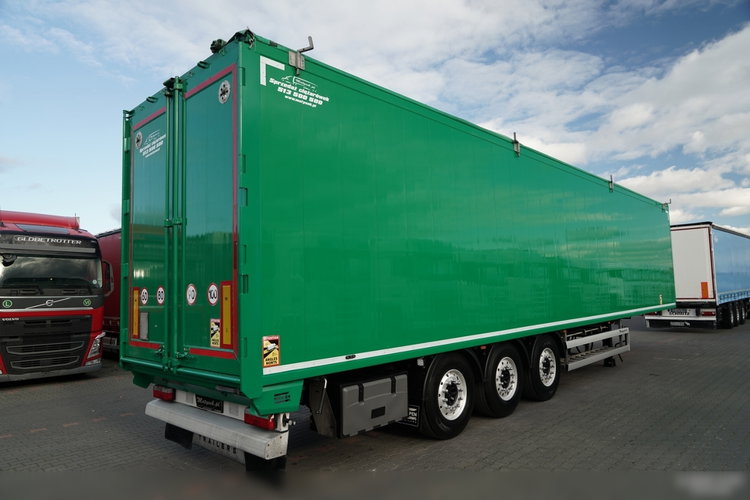 KNAPEN / RUCHOMA PODŁOGA / WALKING FLOOR 90 m3 / 2021 ROK / OŚ PODNOSZONA / OSIE SAF / ALUFELGI / zdjęcie 14