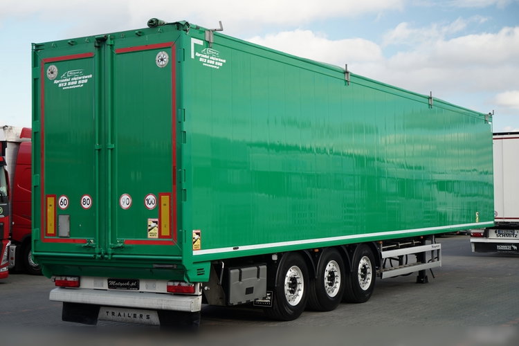 KNAPEN / RUCHOMA PODŁOGA / WALKING FLOOR 90 m3 / 2021 ROK / OŚ PODNOSZONA / OSIE SAF / ALUFELGI / zdjęcie 15