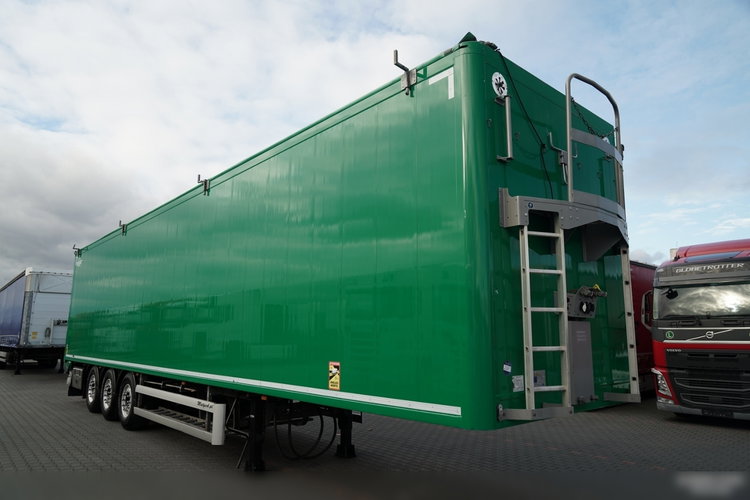 KNAPEN / RUCHOMA PODŁOGA / WALKING FLOOR 90 m3 / 2021 ROK / OŚ PODNOSZONA / OSIE SAF / ALUFELGI / zdjęcie 4