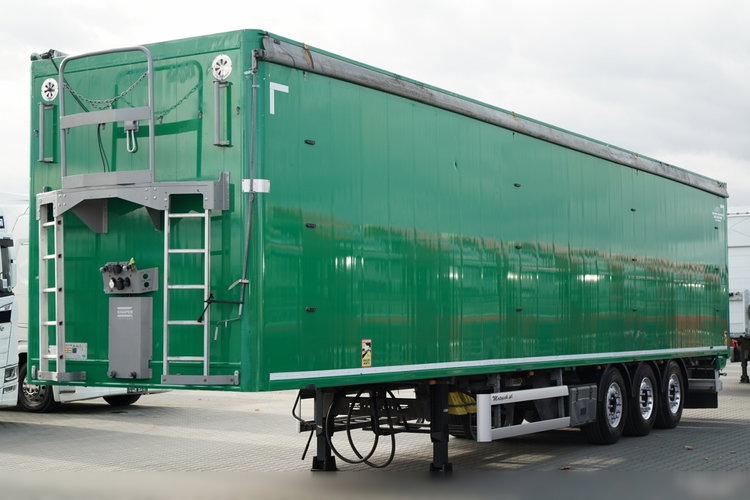 KNAPEN / RUCHOMA PODŁOGA / WALKING FLOOR 90 m3 / 2021 ROK / OŚ PODNOSZONA / OSIE SAF / ALUFELGI / zdjęcie 6