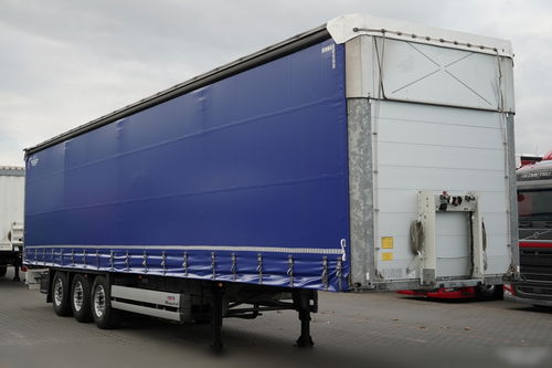 Schmitz -CARGOBULL / FIRANKA / STANDARD / MULDA DO STALI - 9 M / DACH PODNOSZONY / OŚ PODNOSZONA / 2021 ROK