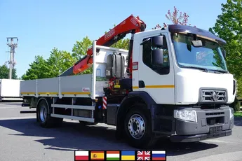 Renault C280 DTI 8 / HDS Fassi 5.6 t / Zasięg 8 m / Platforma 15 EPAL