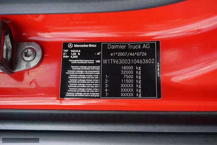 Mercedes ACTROS / 1824 / ACC / E 6 / BURTOWY / 18 PALET / ŁAD. 10 120 KG zdjęcie 11
