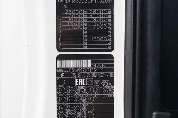 MAN TGS / 26.360 / EURO 6 / CHŁODNIA + WINDA / 20 PALET zdjęcie 10