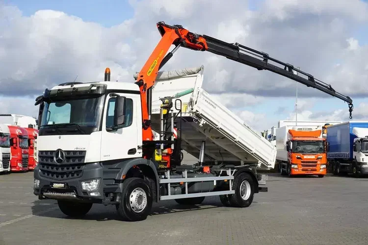 Mercedes / AROCS / 1843 / E 6 / WYWROTKA + HDS / ROTATOR / PALFINGER PK 13001 / WYSIĘG 17 M zdjęcie 1